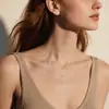 Collar Transfronterizo de Plata de Ley S925 con Borla de Ópalo Imitación Estrella Luna y Sol para Mujer Cadena para Clavícula de Lujo Accesible Europeo y Americano Juego de Cadena