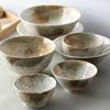 Louça de Cerâmica Mino Ware Importada do Japão Série Shizuki Feita à Mão Tigela de Arroz Prato Fundo Prato Grande Tigela de Sopa Japonesa