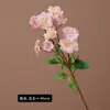 Flores de azalea artificiales de tres puntas para proyectos de paisajismo en jardines municipales, fotografía de rododendros, decoración del hogar, flores de cerezo