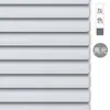 Persianas de Aleación de Aluminio Oscurecedoras Oficina Protección Solar y Aislamiento Térmico Cocina Baño Persianas Impermeables