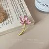 Estilo Coreano de Alta Gama Moda Ramillete Broche Trébol de Cuatro Hojas Accesorios para Ropa Broche para Mujer Verde