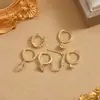 Set de Aretes de Zirconia de Lujo de Alta Gama con Tres Pares en una Tarjeta, Chapado en Cobre con Oro Real, Aretes Súper Brillantes de Gota de Agua para Mujer