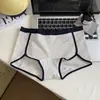 5054 Novo Estilo Primavera e Verão Cueca Boxer 100% Algodão para Mulheres, Shorts de Segurança Estilo Esportivo Abraçando o Quadril, Forro 100% Algodão Antibacteriano