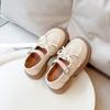 Zapatos de Cuero para Niñas Zapatos de Princesa para Niñas Primavera 2025 Nuevos Mocasines Negros Zapatos Únicos Mary Jane de Suela Blanda para Niños Grandes