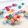 Botões Coloridos de Cogumelo Alto Botões de Coração Estéreo Macaron Roupas Infantis Cardigan Vestido de Tricô Botões Decorativos