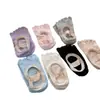 Calcetines Deportivos para Mujer Barbie Guisante Dulce Primavera y Verano Estilo Dulce Versátil Correa Antideslizante Entrenamiento de Pilates Calcetines de Tenis