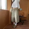 Pantalones rectos de pierna ancha para mujer, estilo otoño grueso, de cintura alta, holgados, adelgazantes, estilo coreano, con una sensación relajada y fluida, pantalones casuales