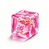 Copos de Nieve Cubitos de Hielo Agradables Cubitos de Hielo Juguete Squishy de Maltosa Juguete Squishy de Concha Marina Gadget de Alivio del Estrés de Rebote Lento