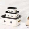 Caja de Almacenamiento Caja de Escritorio Caja Caja de Comida para el Hogar Estante de Almacenamiento para Artículos Varios Caja de Almacenamiento para Juguetes Almacenamiento Lindo con Tapa