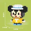 Compatible con Bloques de Construcción de Micropartículas Lewei Figuras de Dibujos Animados Rompecabezas Educativo de Ensamblaje Juguetes para Niños Puesto Colgantes Adornos Regalo Venta al por Mayor