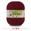 Bola de lã de bebê fio médio algodão leite DIY feito à mão bolsa tecida veludo branco de ovo gancho de crochê chinelos lã