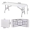 Mesa plegable para exteriores, Mesa para puesto de mercado nocturno, Mesa larga simple para conferencias, Mesa plegable portátil para el hogar, Mesa de plástico
