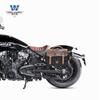 Coche musculoso Wolf adecuado para la versión de un solo asiento de Indian Scout, bolsa lateral, caja lateral retro, modificación, bolsa para casco, liberación rápida