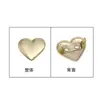 Accesorios de herrajes para equipaje, hebilla de bolso de joyería en forma de corazón, hebilla decorativa metálica de amor, hebilla de zapato en forma de corazón, hebilla de accesorios para ropa