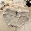 Ropa interior para mujer, Algodón puro, Algodón para niñas Grado 10A Entrepierna antibacteriana, Calzones simples tipo Oreja de hongo, Delgados, Amigables con la piel, Para todas las estaciones
