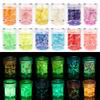 Lentejuelas Luminosas para Arte de Uñas Glitter Luminoso Serie Mágica Set 24 Botellas de Color Esmalte de Uñas Gel Amazon Transfronterizo