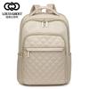 Mochila Transfronteriza 2026 Estilo Nuevo Versión Coreana para Mujer Bolsa Escolar de Nylon Estilo Artístico Simple Versátil Mochila Ligera para Viaje