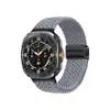 Venta al por mayor de fábrica Adecuado para Samsung Galaxy Watch8 Correa de bucle trenzado de nailon con hebilla magnética de cuatro puntas de metal