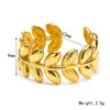 Estilo INS transfronterizo lujo ligero alta calidad variedad anillo abierto de acero de titanio femenino nicho temperamento anillo chapado en oro ajustable