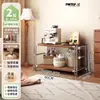 Estante de Livros de Chão com Múltiplas Camadas para Armazenamento na Sala de Estar, Casa, Simples, de Ferro, Prateleira de Exibição, Armazenamento de Escritório, Estante de Livros