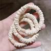Liga para el Cabello Negra Versátil de Alta Elasticidad Coreana, Scrunchie Elegante para Atar el Cabello en una Cola de Caballo, Banda Elástica para Niñas