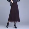 Falda Reversible Multicolor para Mujer, Moderna, de Cintura Alta, Tendencia, Falda Plisada, para Fotos, Bailar, Viajar, Fluida, Falda de Corte A