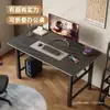 Escritorio de estudio plegable metálico ligero y simple, sin instalación, escritorio para escribir de estudiante, escritorio de oficina lacado