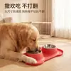 Tigela de Silicone para Comida de Pet Fácil de Limpar, Antiderrapante, Anti-Derramamento, Anti-Viro, Tigela de Silicone Feita Sob Medida para Cães e Gatos