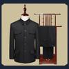 Traje Mao para Hombre de mediana edad y ancianos Abrigo para personas mayores Otoño e Invierno Ropa para personas mayores Top para papá Traje Mao para abuelo