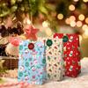 Bolsa de regalo de Navidad, bolsa de embalaje de regalo, bolsa de papel plana de Papá Noel de Amazon, bolsa de embalaje de manzana de Nochebuena