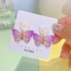 Pendientes Pin Heng para mujer, nuevos pendientes acrílicos con diseño de mariposa bronceada, elegantes, frescos y con explosiones, al por mayor.
