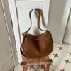Bolso de Felpa Gamuza Mate Color Sólido para Mujer 2026 Otoño/Invierno Nuevo Bolso de Hombro Simple Retro Bolso Cruzado Casual para Viaje