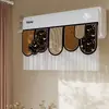 Nueva cortina bloqueadora de viento para aire acondicionado estilo chino vintage, cortina de gasa anti-corriente de aire directa, cubierta a prueba de polvo para aire acondicionado de pared, nuevo modelo 2026