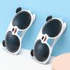 Gafas de Sol de Dibujos Animados Panda para Niños Gafas Polarizadas de Silicona para Bebé Protección UV Infantil Gafas de Panda Gordito
