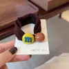 Novo Estilo Corda de Cabelo Elástico Colorido Doce Prendedor de Cabelo Simples e Fofo Rabo de Cavalo Alta Elasticidade Corda de Cabelo Sem Marcas Acessório de Cabelo para Mulheres