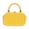 Bolso cruzado de hombro para mujer con textura y forma de caja, nuevo diseño de cáñamo, estilo coreano
