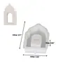 Molde de Gesso Aromaterapia Ornamento DIY Feriado Páscoa Casa Oca Silicone Atacado Molde de Assar