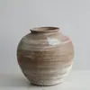 Vasos Cerâmicos Estilo Dinamarquês Ornaments para Decoração de Sala de Estar Vaso de Cerâmica Grossa Estilo Sedoso Branco Flor Hidropônica Criativa para Pousada
