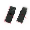 Clipe grande de metal para fone de ouvido, clipe de ferragem com pintura galvanizada, clipe rotativo para cabo de fone de ouvido, clipe grande para fone de ouvido BB na cor gunmetal