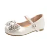 Zapatos Mary Jane con Lazo de Pedrería para Mujer, Nuevo Estilo Verano 2026, Zapatos de Cuero Poco Profundos Estilo Ballet que Aumentan la Altura