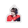 Merchandising de Celebridad Wang Yibo Llavero Acrílico Personalizado Tarjeta Transparente de Alta Definición Colgante Decoración Regalo para Fans