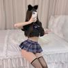 Lencería Sexy Uniforme Jk Tentación Estilo Academia Deseo Puro Apasionado Caliente Coqueteo Sujetador Sexy de Entrepierna Abierta
