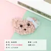 Animal mascota adorable bordado decorativo oso de dibujos animados Teddy terciopelo ropa nueva sombrero Parche Parche bordado de conejo