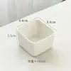 Cuencos cuadrados de cerámica, cuencos para snacks, cuencos para salsas para mojar, cuencos para vaporera, ollas para vaporera, cajas para vaporera, platos para vaporera, cuencos para postre, cuencos para cocer huevos al vapor, platos para vaporera domésticos