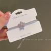 Pulsera pequeña de copo de nieve transparente 2024 verano nueva cuerda para la mano pequeña Joker joyería de mano joyería para mujer venta al por mayor