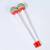 Martillo de Tambor Arcoíris al por Mayor para Fabricantes Instrumento Musical de Percusión para Actuación Infantil Xilófono Martillo Martillo de Tambor de Plástico Baqueta de Tambor