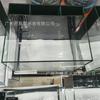 Placa de cubierta de cinta de goma negra con cristal negro, junta de cilindro de peces, filtro lateral ultra blanco de alta definición, filtro trasero, cristal de pecera sin agua