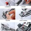Máquina de Coser de Mano para Uso Doméstico, Herramienta Manual Pequeña de Overlock, Mini Máquina de Coser Automática Portátil Eléctrica Micro