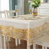 Fábrica multi-padrão toalha de mesa dourar PVC toalha de mesa impermeável à prova de óleo retangular toalha de mesa mesa de centro tapete de mesa casa