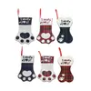 Nuevos Calcetines de Navidad Transfronterizos Dibujos Animados Calcetines Decorativos Chimenea Ventana Bolsas de Regalo Letra Adornos Creativos para Calcetines Decoración